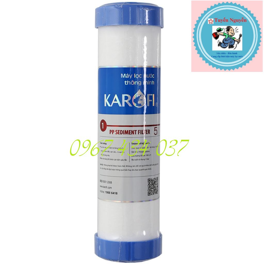 Lõi lọc thô Karofi số 1 PP Sediment Filter 5 micron