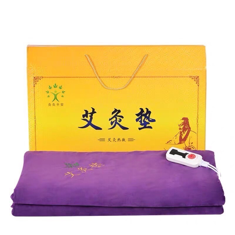 Thảm ngải cứu, Đệm sưởi ngải cứu đông y Trung Quốc, Điều trị đau vai gáy, nhức mỏi xương khớp, chính hãng Hàng Loại 1