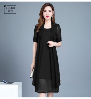 Đầm Kèm áo Khoác Cao Cấp