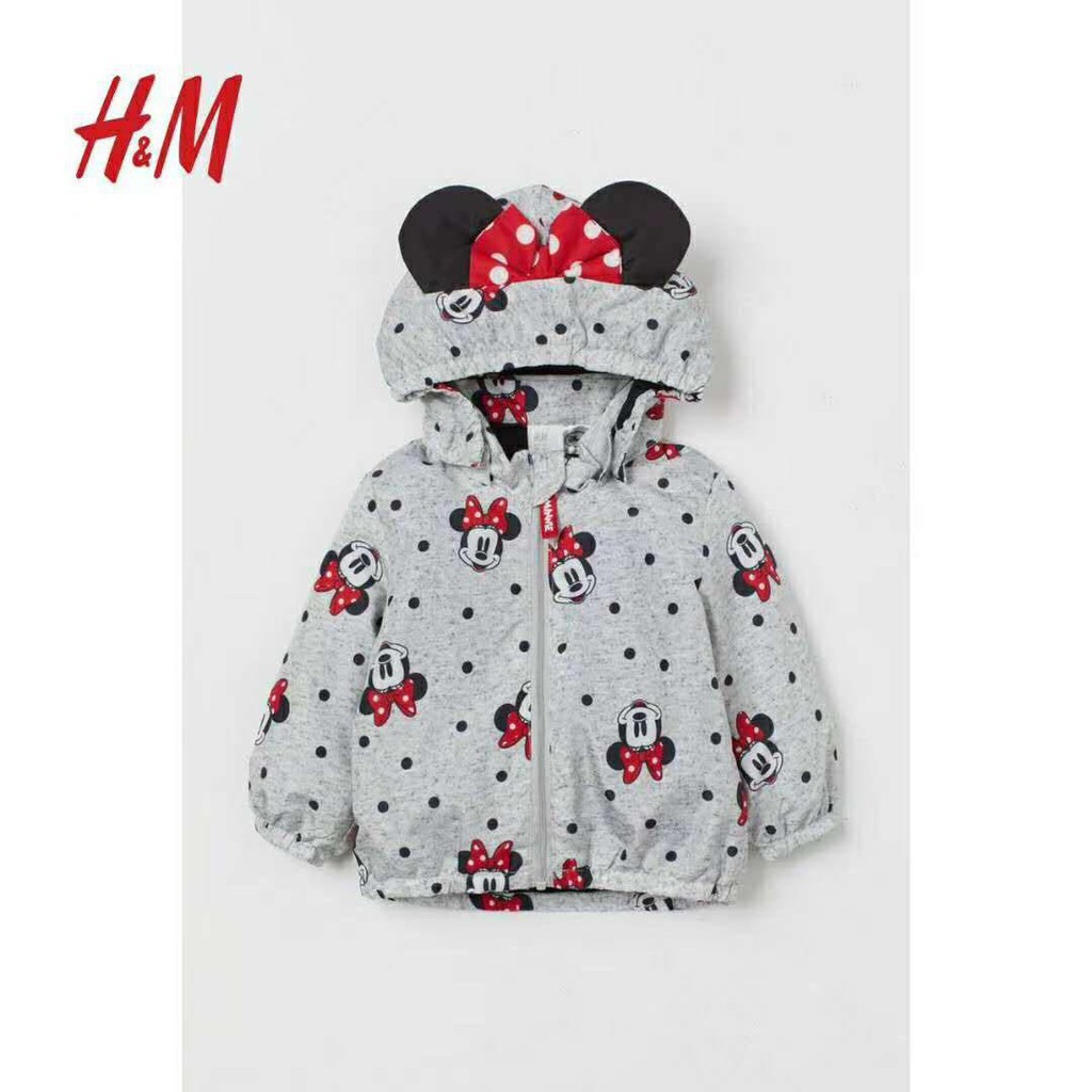Áo khoác gió H&M họa tiết Minine