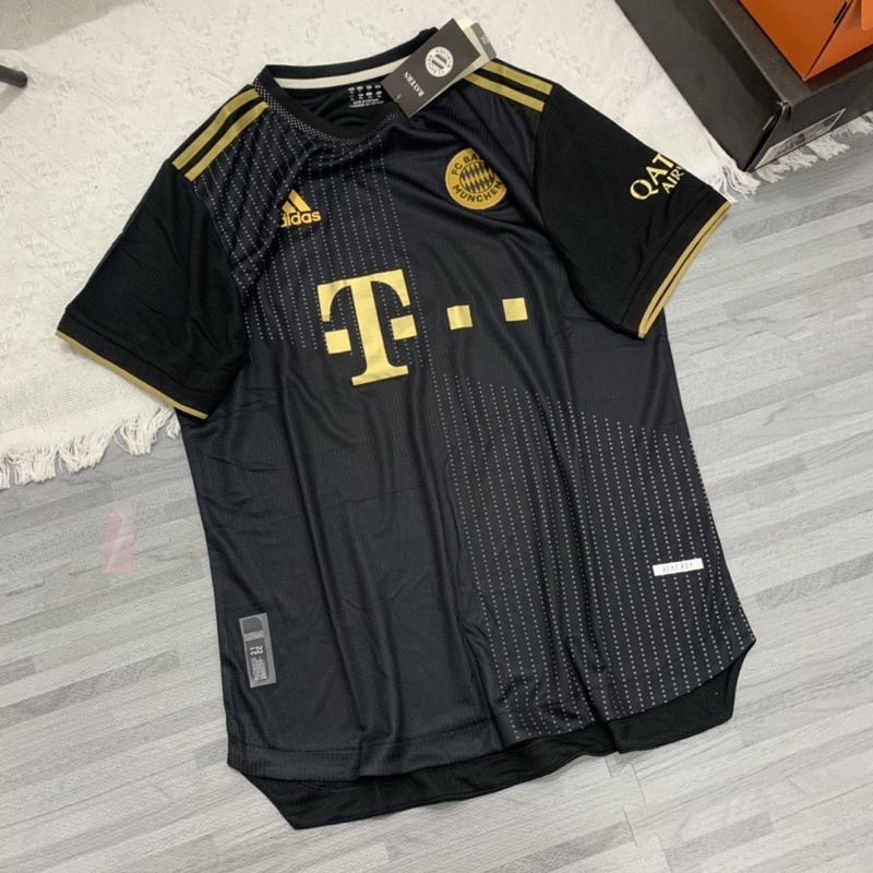 [Rẻ Vô Địch] Áo Bayern Munich 2022 | Bộ Quần Áo Bóng Đá CLB Bayern Munich 2022 Sân Nhà Màu Đen