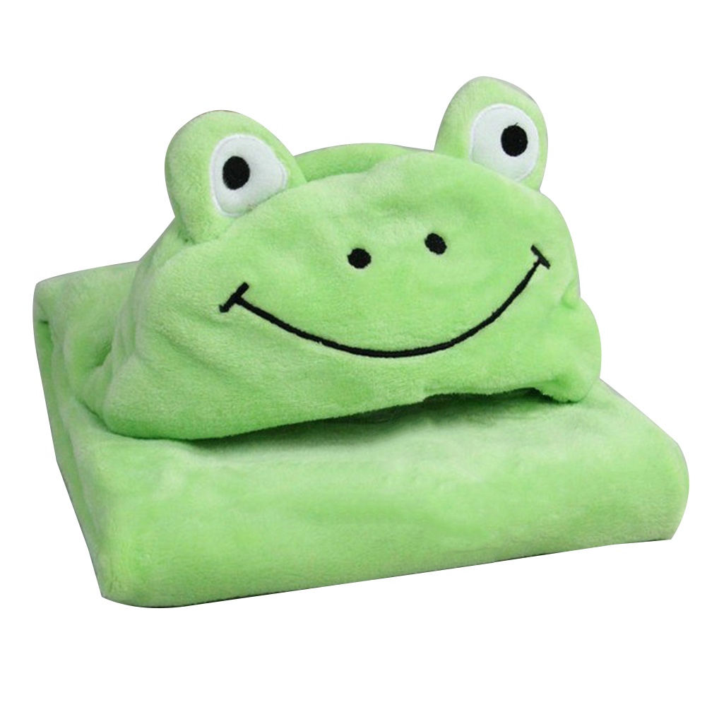 Khăn choàng tắm có mũ trùm đầu giữ ấm mùa đông cho bé