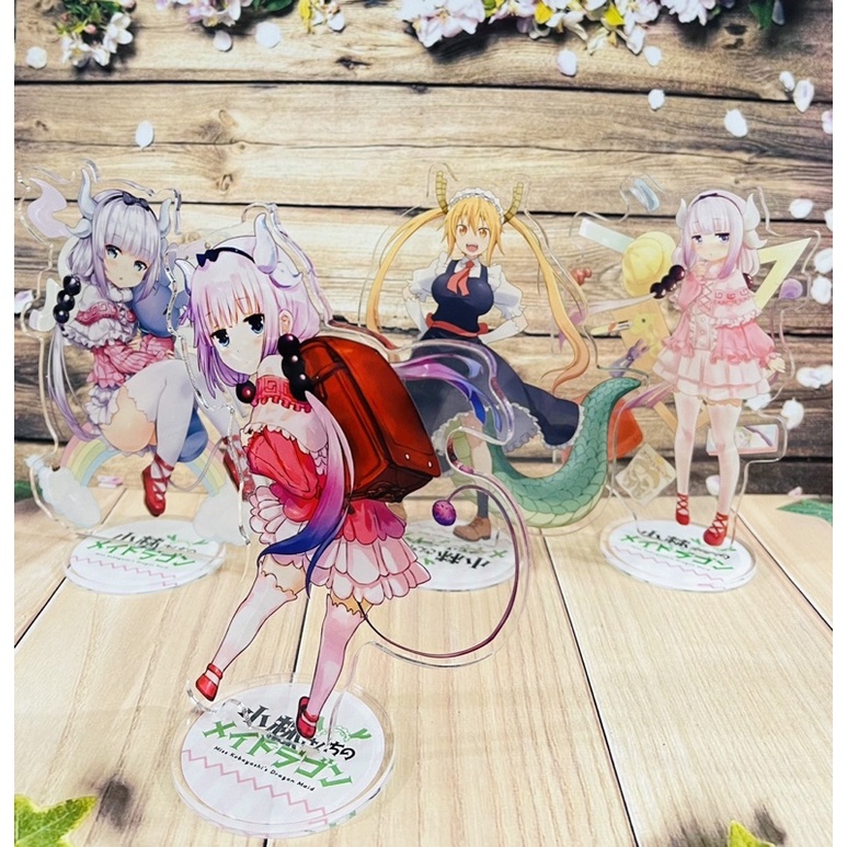 Standee để bàn maid dragon characters size to/ mô hình tượng anime maid dragon characters