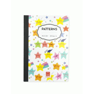 Sổ kẻ ngang Hồng Hà 200 trang Patterns (4530)