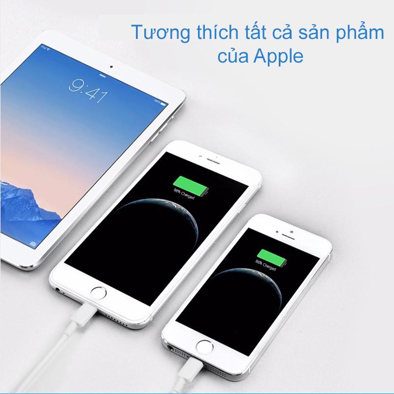 Cáp sạc Pisen Lightning (Fast) 100cm cho IPhone – Hàng chính hãng bảo hành 18 tháng