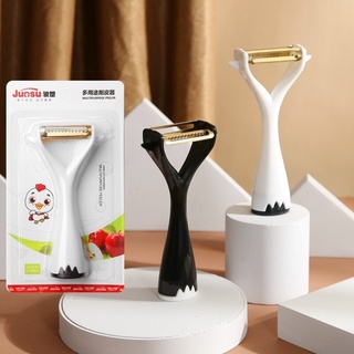 Dụng cụ nạo vỏ củ quả bằng thép không gỉ 2 lưỡi tiện lợi
