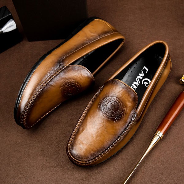 Giày lười nam da đẹp chính hiệu Cavan thiết kế phong cách công sở C33325