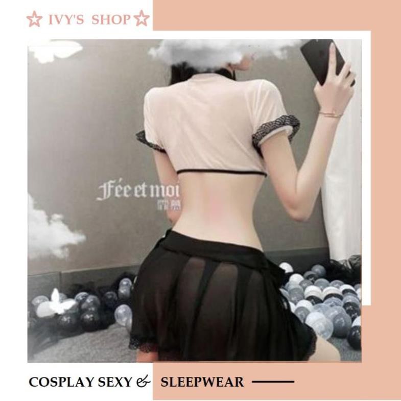 Đồ Ngủ Cosplay Sexy Học Sinh Nữ Cao Cấp - Váy Ngủ Sexy Nữ Sinh Voan Xuyên Thấu Mã NS002 ns001 | BigBuy360 - bigbuy360.vn