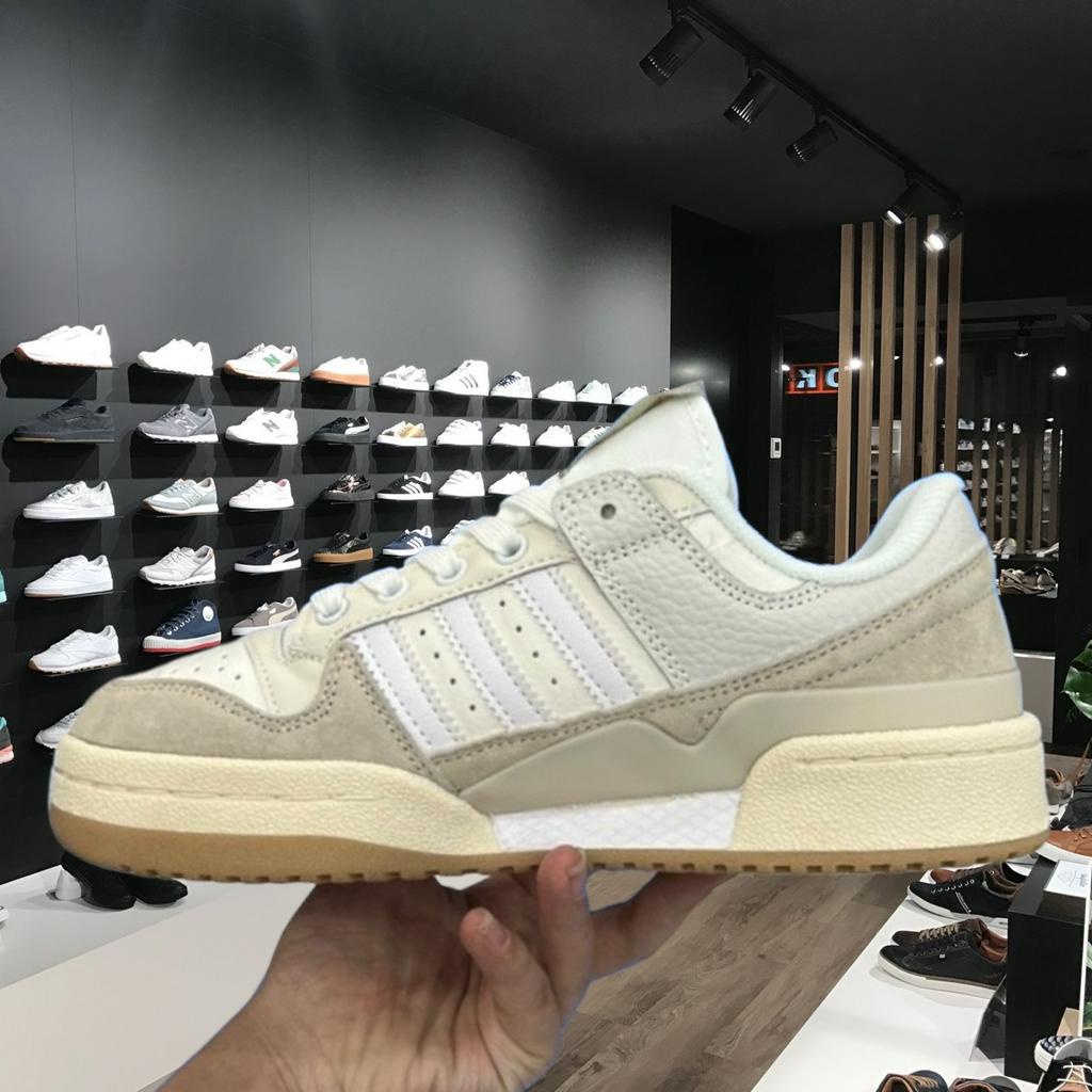 Giày thể thao Adidas Forum Low 84 , Adidas  Forum màu trắng kem da lộn full bill  box - MonTay_Store