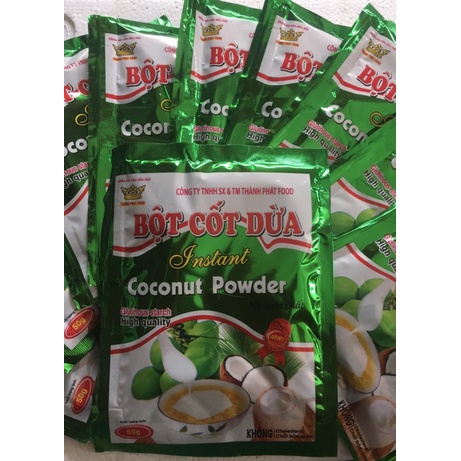 Combo 10 Gói Bột Cốt Dừa Nguyên Chất (ăn kiêng dùng được)