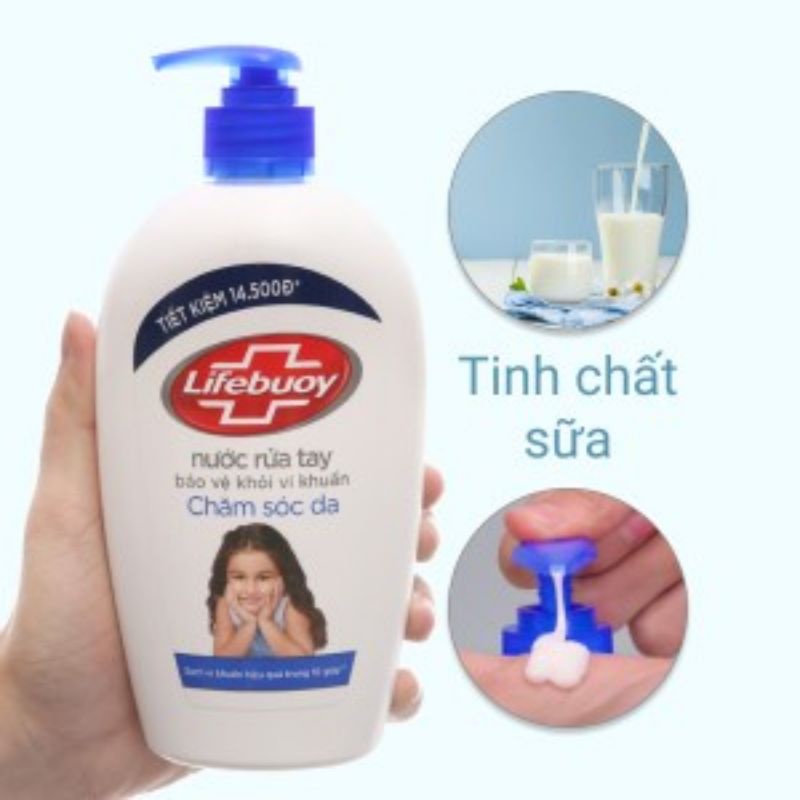 Nước rửa tay Lifebuoy bảo vệ vượt trội 500g