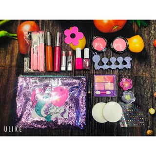 SET MAKE-UP Ariel và Unicorn BÉ GÁI