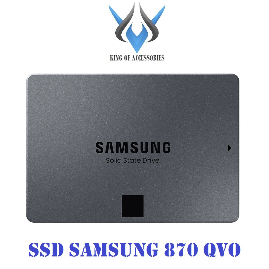 Ổ cứng SSD gắn trong Samsung 870 QVO 1TB / 2TB / 4TB 2.5-Inch SATA III R560MB/s W530MB/s (Xám)