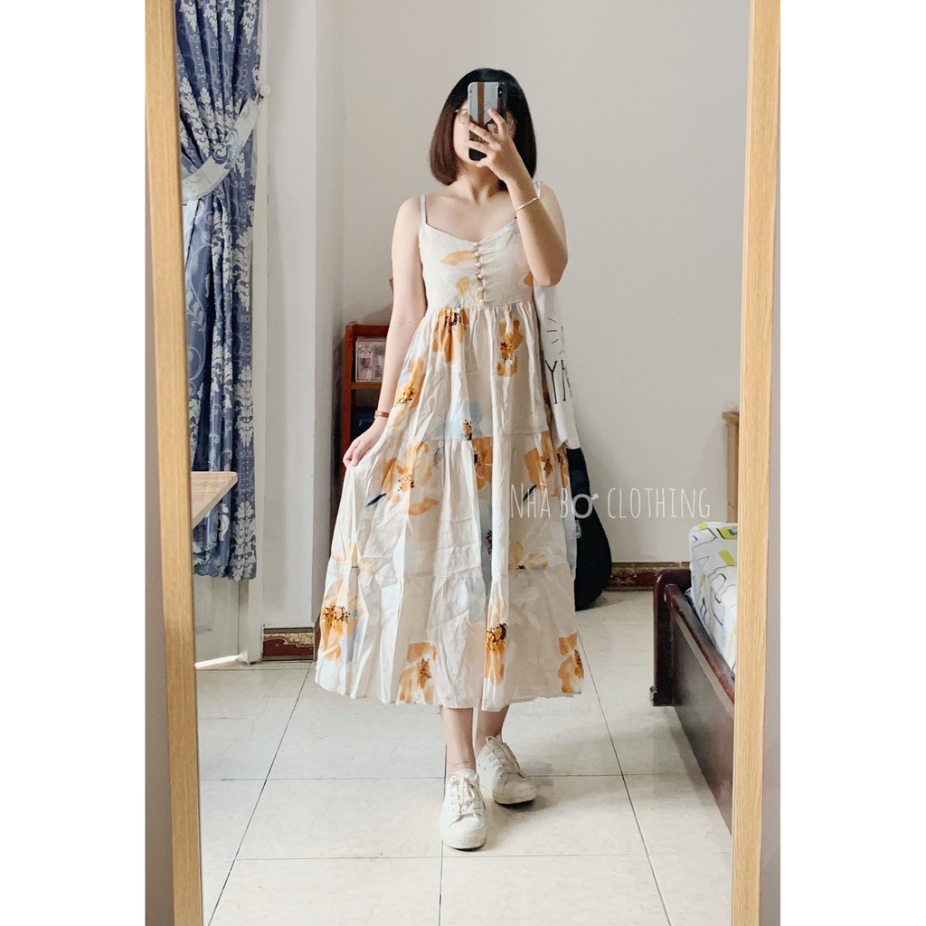 Đầm maxi vintage - hot
