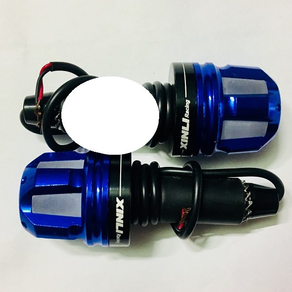 Gù tay lái đèn Led 5 cạnh gắn các loại xe máy,moto,pkl