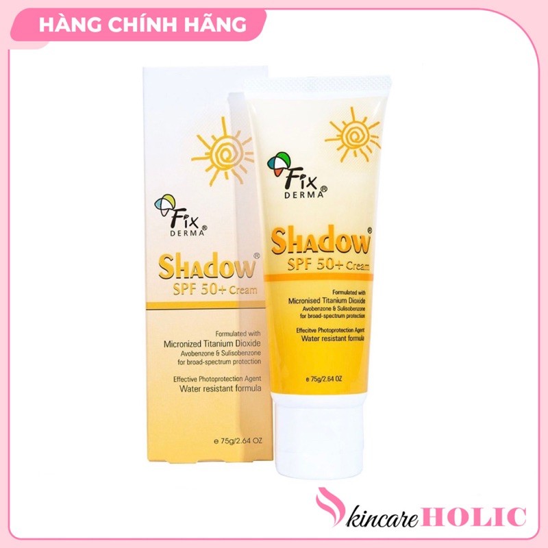 Kem chống nắng Fixderma Gel và Cream_Tuýp 75g