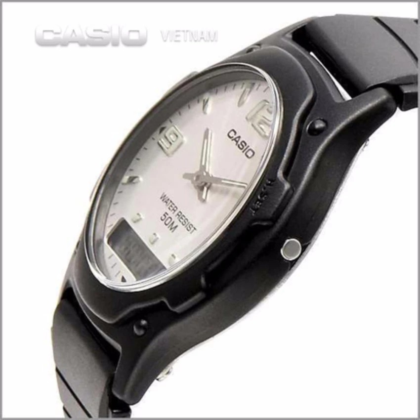 Đồng hồ nam dây nhựa Anh Khuê Casio chính hãng AW-49HE-7AVDF