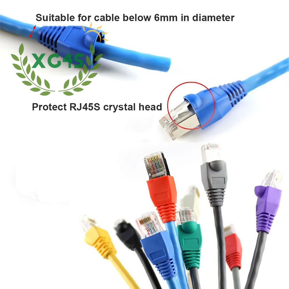 Đầu Nối Dây Cáp Mạng Rj45 Cat 5 Cat6 Rj-45 Cat6E