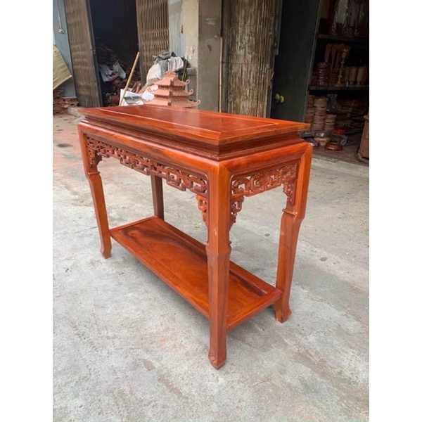 Bàn trường kỉ mặt 40x1m cao 80 gỗ lim