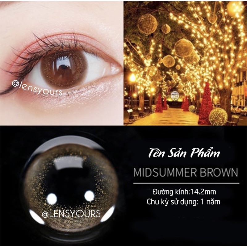 Lens Hàn nội địa không độ cận - hsd 6 tháng - Mắt nhạy cảm sử dụng được - ko cộm - silicol hydrogel