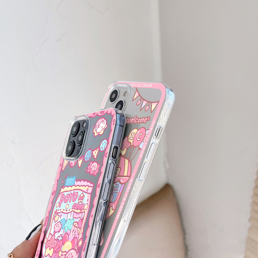 Ốp Điện Thoại Tpu Mềm Chống Sốc In Hình Kirby Cho iPhone 11 12 13 pro max XS X XR XSMax 7 8 6 6s plus SE 2020