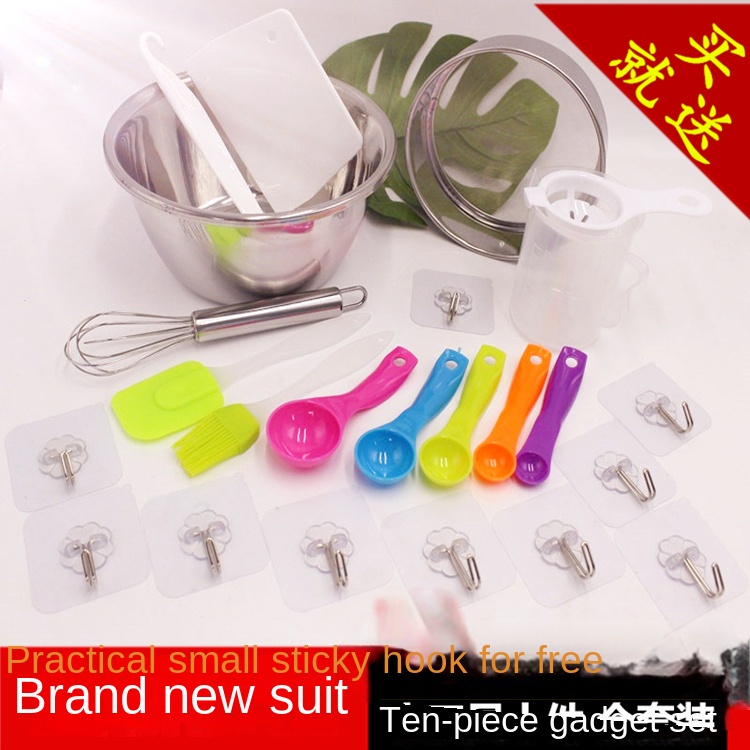 Thìa / Cốc Đo Lường Bột / Máy Đánh Trứng Mười Món Trứng Đầy Đủ