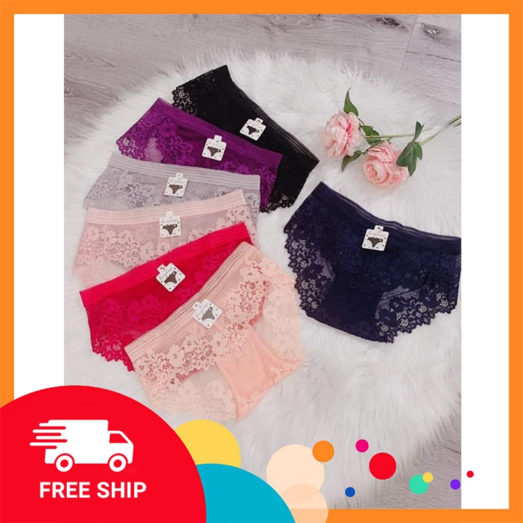 Đồ Lót Nữ/RẺ NHẤT/Quần Lót Ren Cực Mềm Cực Thoàng Mát