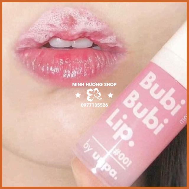 TẨY DA CHẾT MÔI BUBI BUBI LIP ( dạng sủi bọt thải độc )