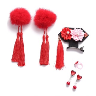 Set kẹp hoàng châu công chúa