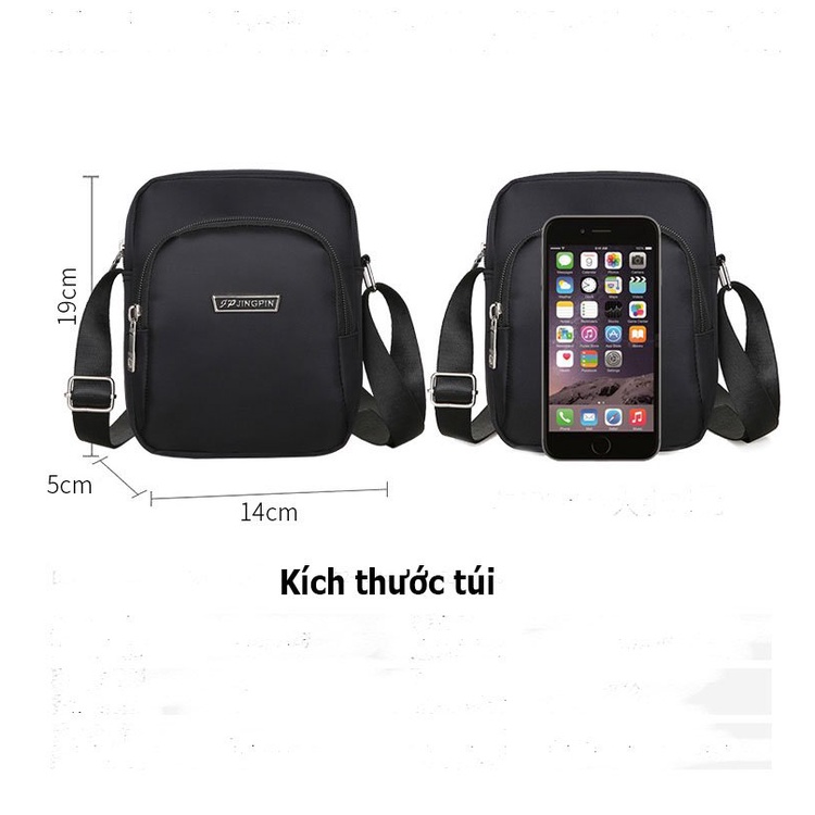 Túi Đeo Chéo  Mini Bag Nhỏ Gọn Unisex Vải Dù Polyester _T68