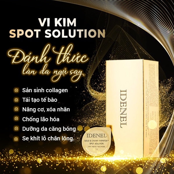 Vi kim sinh học gold & caviar – raphitox spot solution