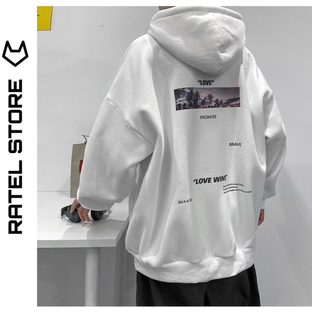 Áo Hoodie Local Brand Nỉ Bông Nam Nữ LOVE WIN Unisex Form Rộng | BigBuy360 - bigbuy360.vn