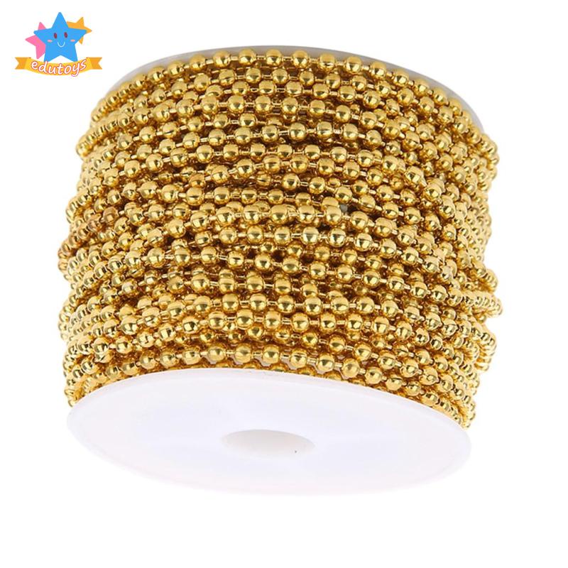 Cuộn Dây Chuỗi Hạt Bằng Sắt 10 Yard 1.5mm Dùng Làm Trang Sức DIY