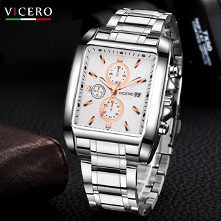Đồng hồ Nam VICERO ITALIA 1901 - Dây Thép Đúc Đặc Cao Cấp