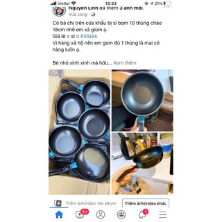 Chảo chống dính 18cm