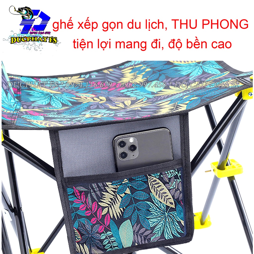 ghế xếp du lịch gấp gọn tiện lợi - ghế câu cá dã ngoại {thu phong}.!!!