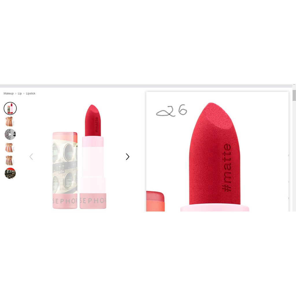 Son lì Sephora - #lipstories lipstick- Hàng chính hãng - fullsize