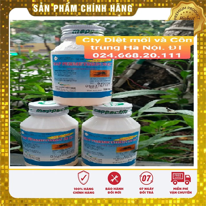 Thuốc Diệt Muỗi Permethrin 50EC Công Nghệ ANH QUỐC - 100ml