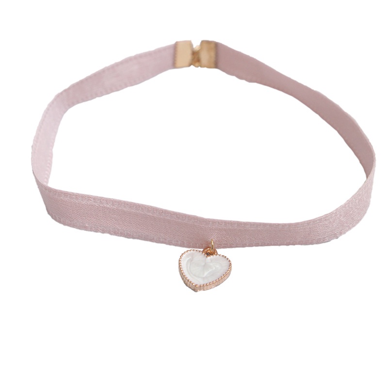 Vòng Cổ choker Màu Hồng Ngọt Ngào Đáng Yêu Thời Trang Hàn Quốc