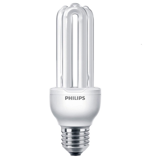 Bóng đèn Compact 3U tiết kiệm điện Philips Essential 18W 6500K E27 - Ánh sáng trắng - chính hãng có sẵn