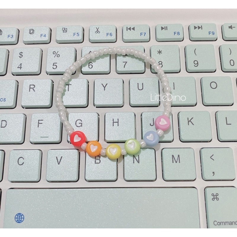 Vòng Tay Pastel Heart Siêu Cute