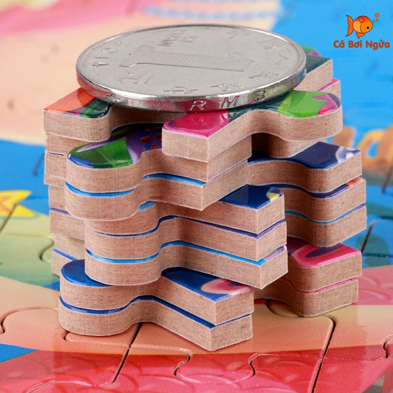 Đồ chơi xếp hình 200 mảnh gỗ hộp thiếc/Đồ chơi xếp hình puzzle cho bé