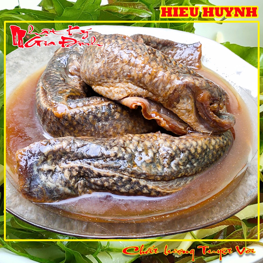 500gr Mắm Cá Lóc Nguyên Con Châu Đốc Loại 4 Con/Kg Thơm Ngon Hiệu Kim Yến