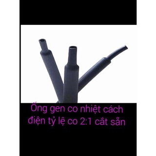 [HCM]250 ống gen co nhiệt phi 3mm dài 30mm.
