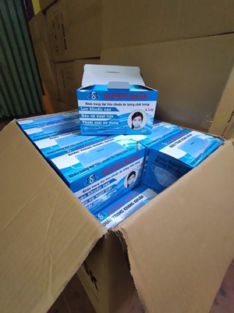 Khẩu trang y tế 4 lớp (50 cái/hộp) | BigBuy360 - bigbuy360.vn