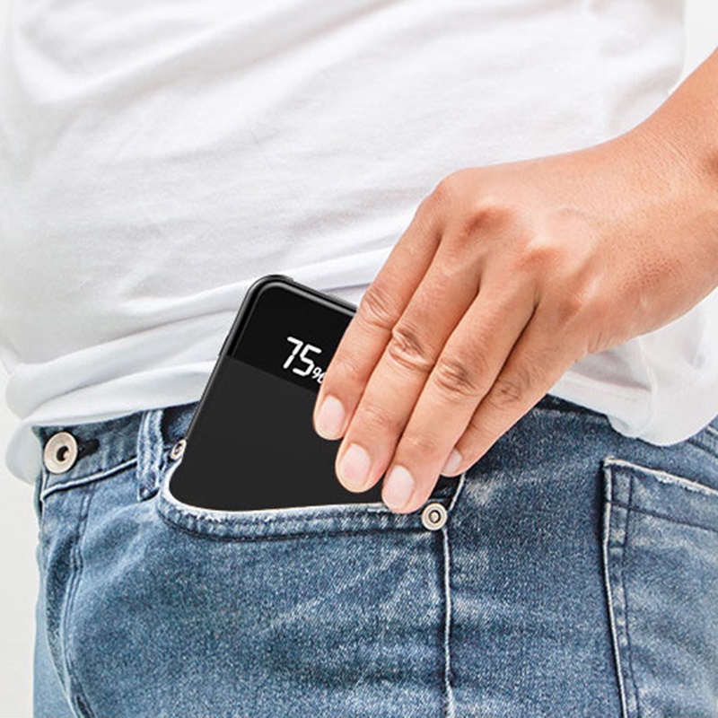 Sạc Dự Phòng KRECOO Chính Hãng Hai Cổng USB Hỗ Trợ Sạc Nhanh Không Dây 100000mAh 2.1A