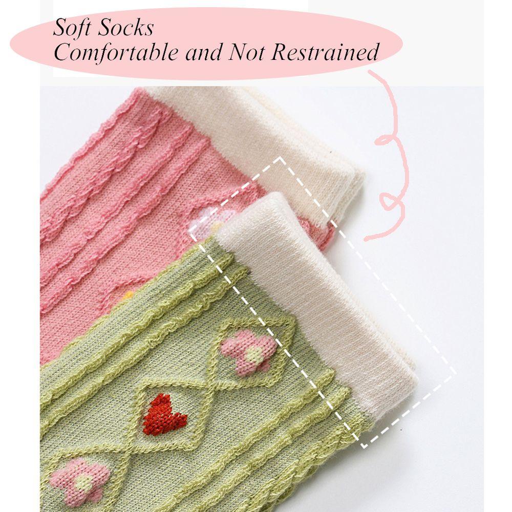 1 Đôi Tất Dày Dài Đến Đầu Gối Chống Trượt Cho Bé Sơ Sinh