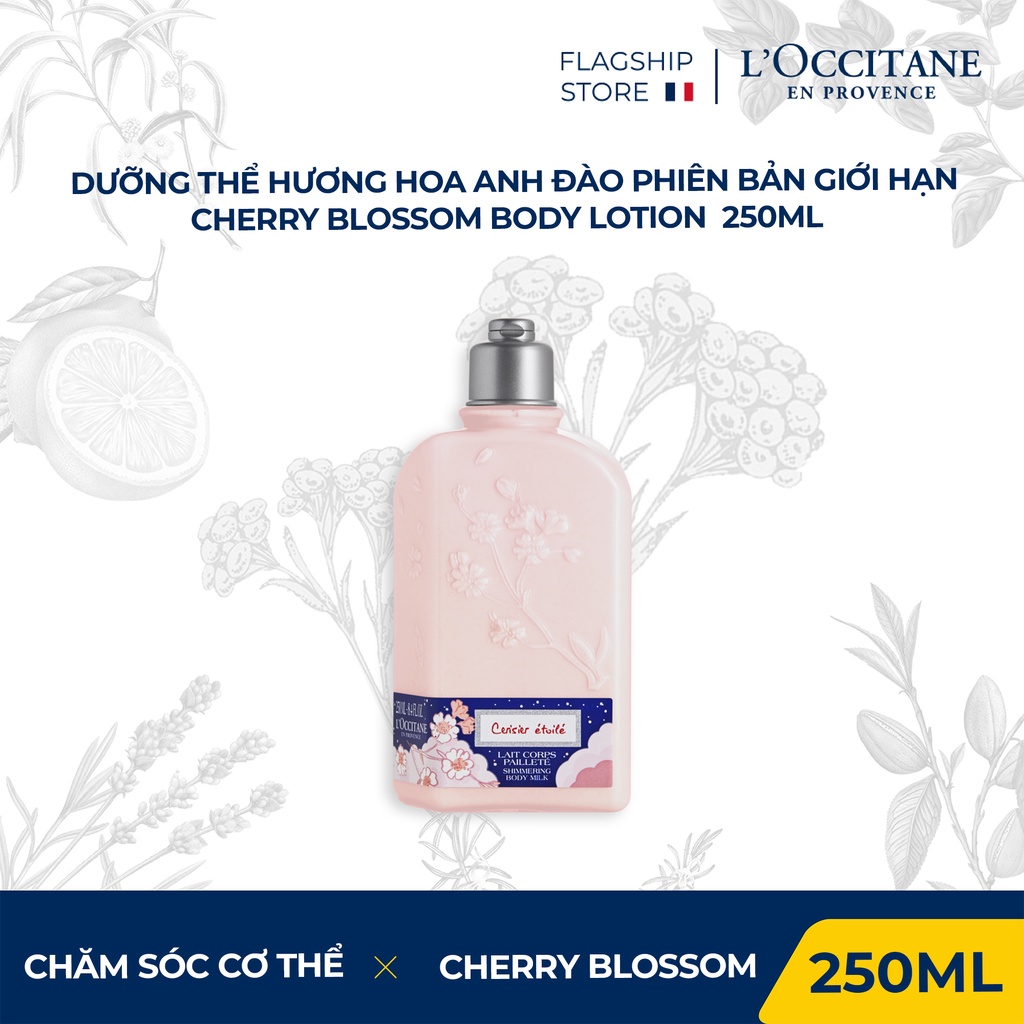 Dưỡng Thể Sáng Da Hương Hoa Anh Đào Phiên Bản Giới Hạn Cherry 22 Body Lotion 250ml