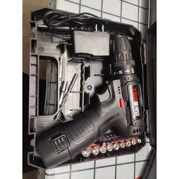 Máy khoan pin 12 V tháo lắp vít, sửa nhà cửa, khoan gỗ