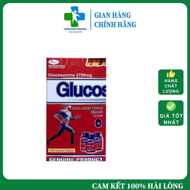 GLUCOSAMINE SCHITNEW 2700MG - VIÊN UỐNG BỔ KHỚP Làm Giảm Các Triệu Chứng Đau Xương Khớp Mãn Tính